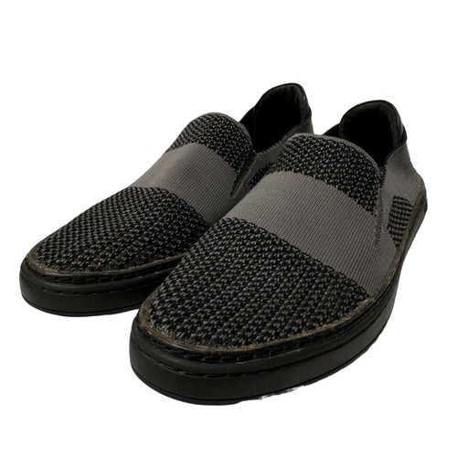 UGG Australia Sammy Slip On Shoes Womens 9 Black Gray Knit Hyper Weave Sneaker - Picture 10 of 13