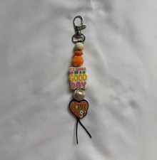 Hobby Lobby Colorful Retro Beaded Keychain/Bag Charm