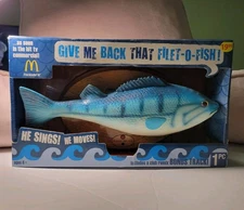 Gemmy Frankie The Fish 2009 Singing Moving McDonald’s Filet-O-Fish 729904