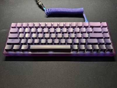 NovelKeys NK65 Atomic Purple | Gateron Yellow Linear | Gradient Keycaps