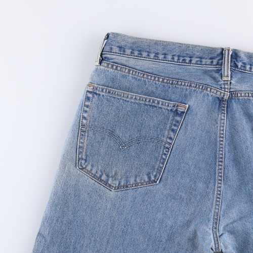 Pantalone uomo Levi's 505 denim conico usato W36 (circa) - Foto 15 di 22