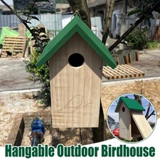 Hanging Outdoor Birdhouse Wild Bird Nesting Box For Garden Backyard Decoration​