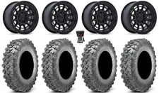 Fuel Cycle 15" Wheels Black +38mm 35"Lynx SXS Tires UForce U10 Pro/U10 XL Pro