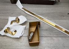 Signature Hardware 24  Drea Towel Bar Brushed Gold SHDR24TBBG