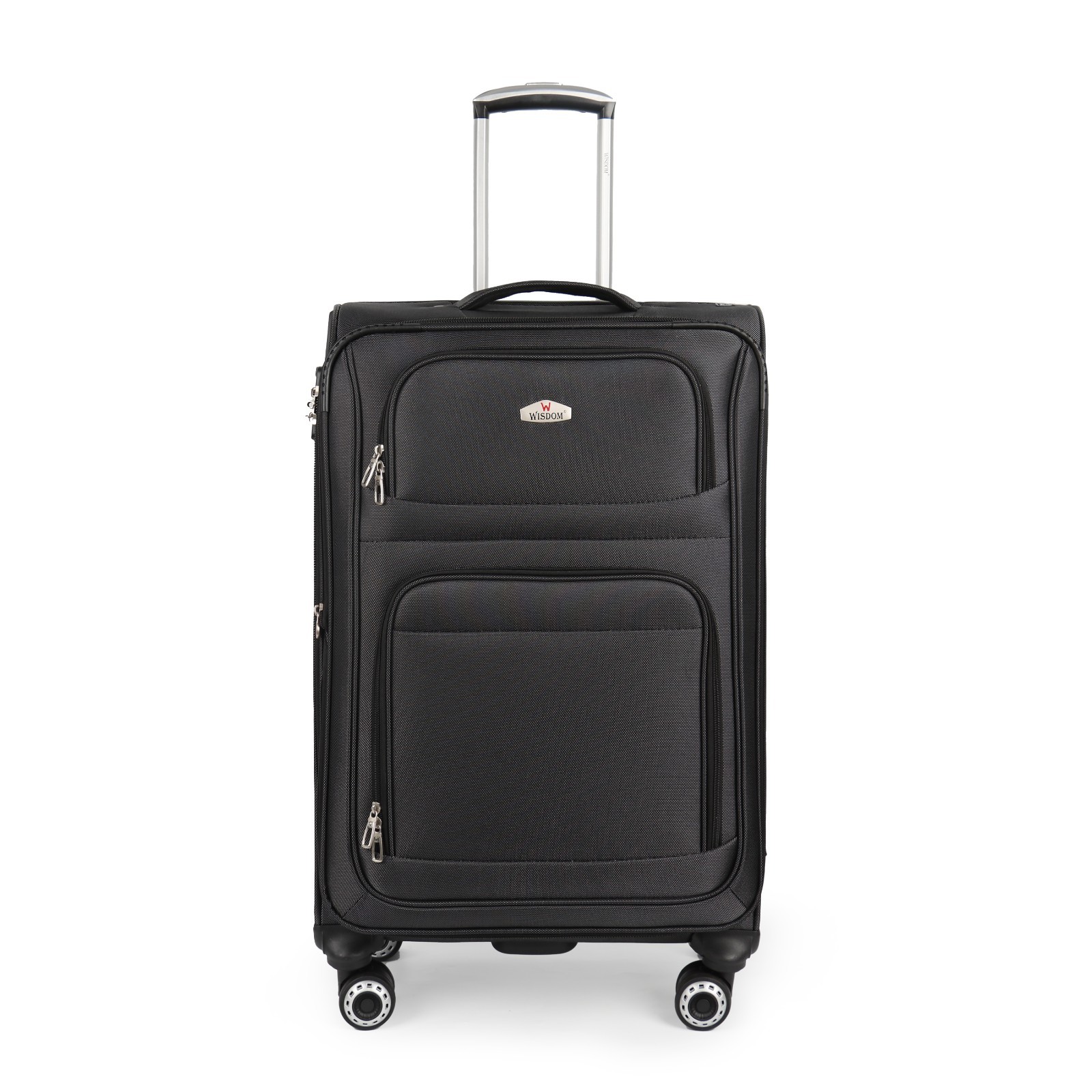 Lightweight Soft Shell Expandable Suitcase with Spinner Whee