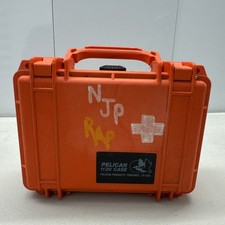 PELICAN 1120 CASE - WITH FOAM - HUNTER ORANGE - USED - USA