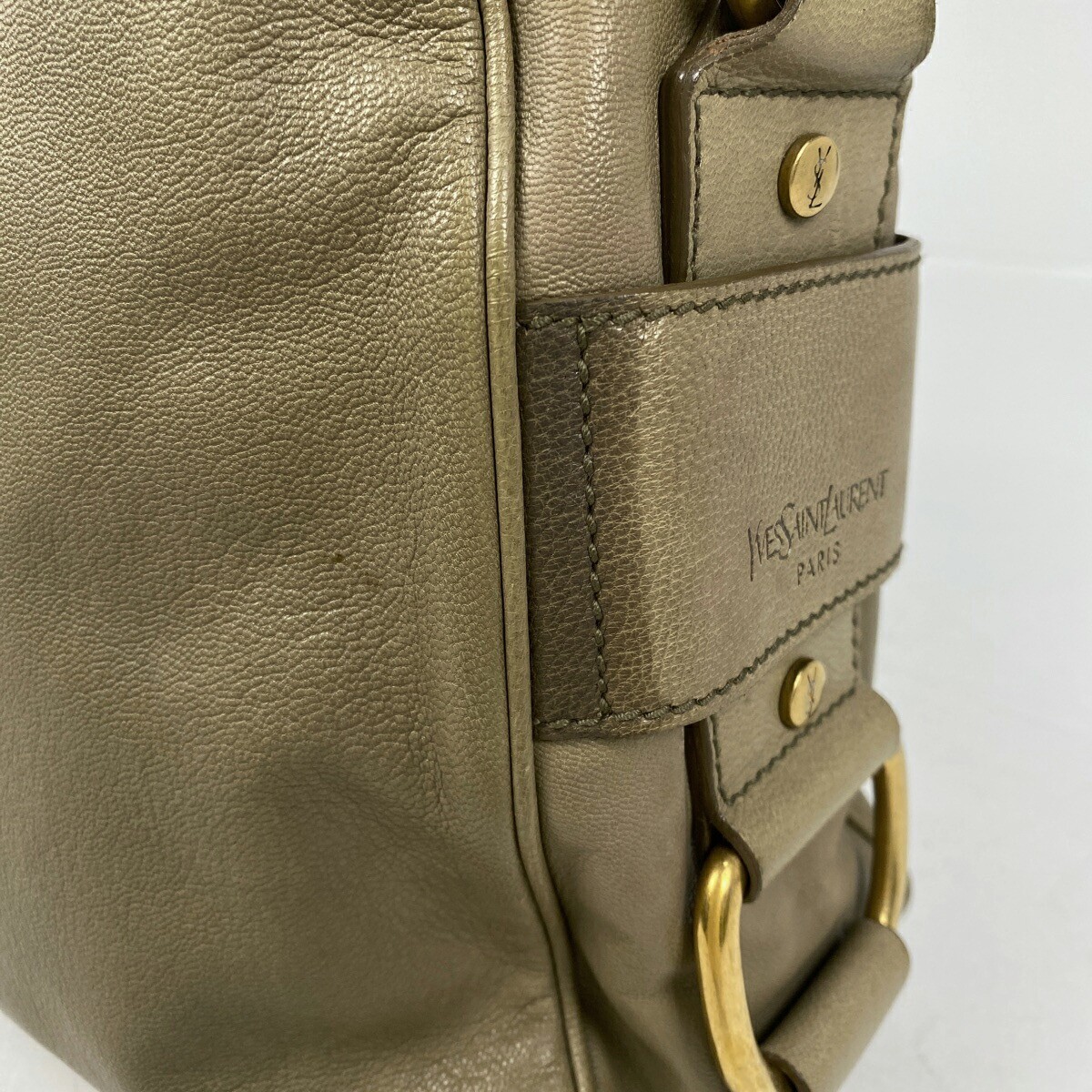 Borsa a tracolla Y0720 Yves Saint Laurent in pelle con logo beige 2 vie Turnlock usata