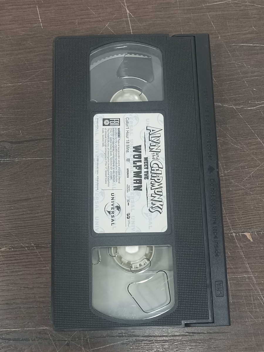 Alvin and the Chipmunks Meet the Wolfman (VHS, 2000) for sale