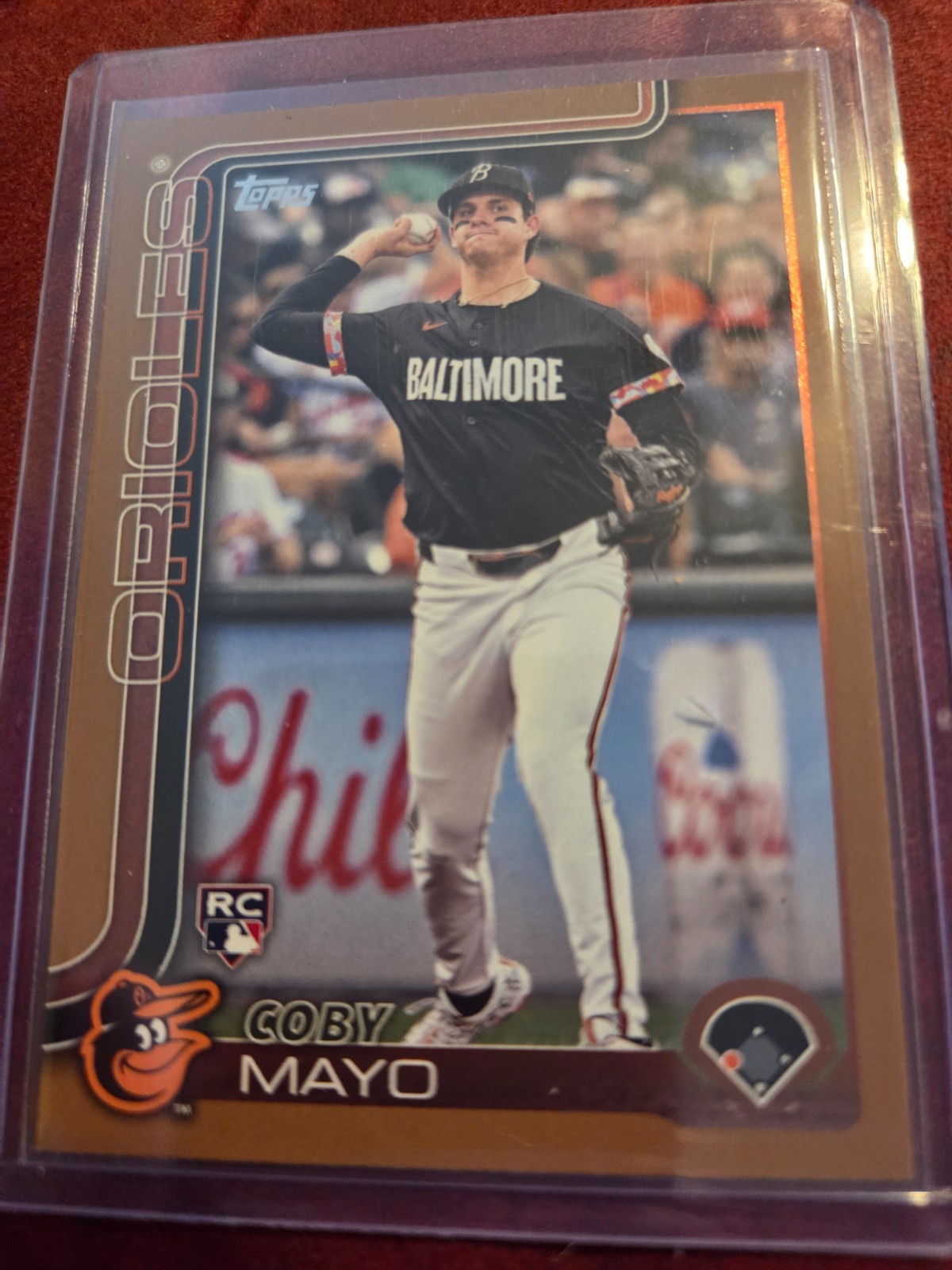 2025 Topps Series 1 - Coby Mayo #20 Gold /2025 (RC)