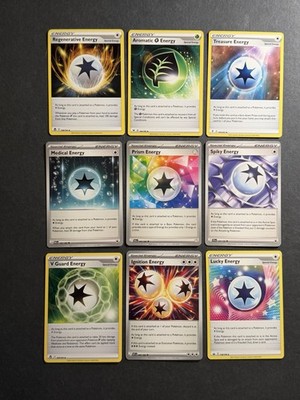 9 Pokemon Special Energy Card Treasure Spiky Prism Medical Lucky PTCG A4