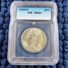 1945-S Walking Liberty Silver Half Dollar - San Francisco Mint - ICG  MS 64