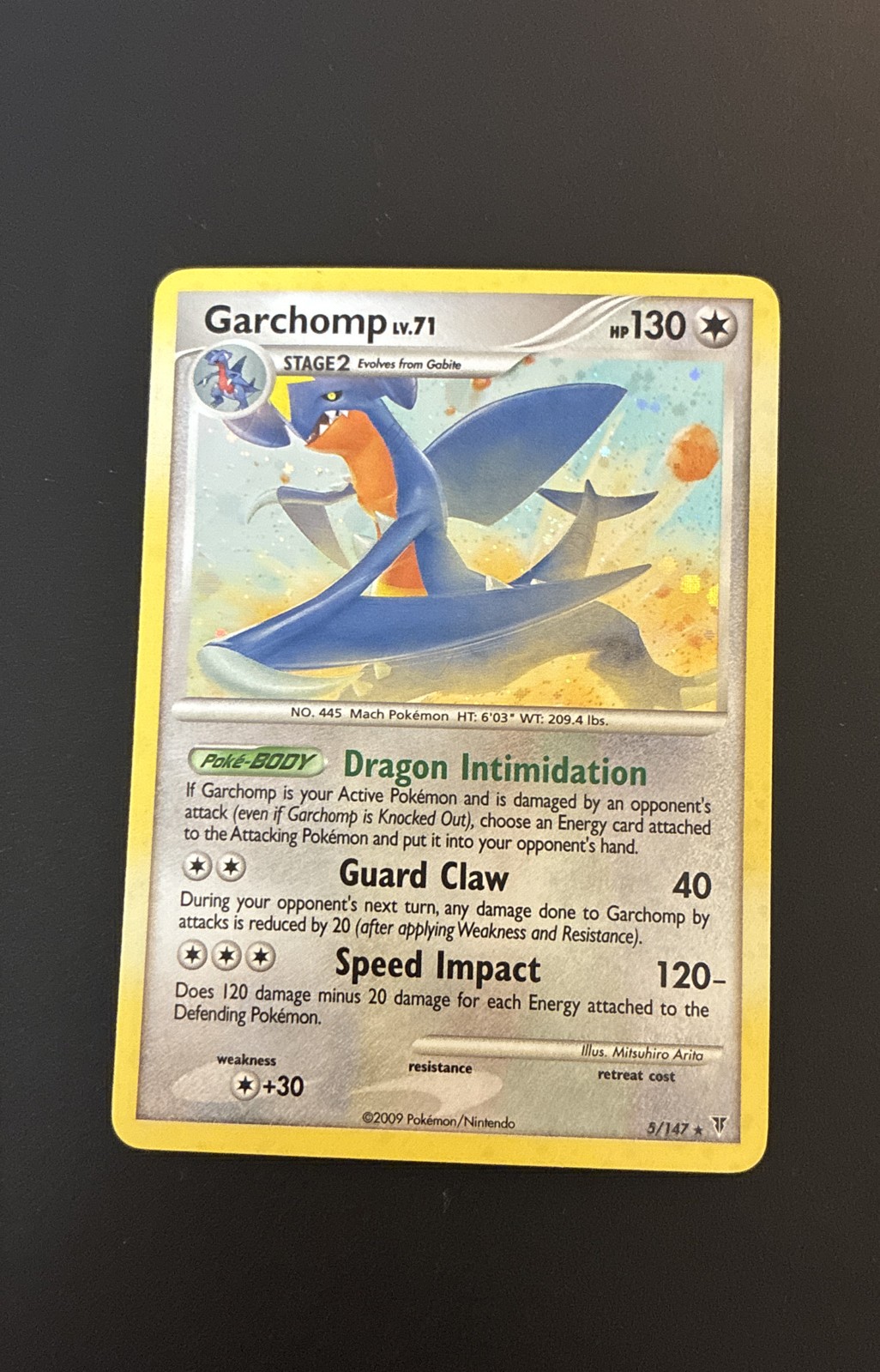 Garchomp 5/147 Supreme Victors Holo