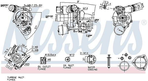 Nissens Lader, Aufladung U.A. FüR CitroËN, Ds, Opel, Peugeot-image