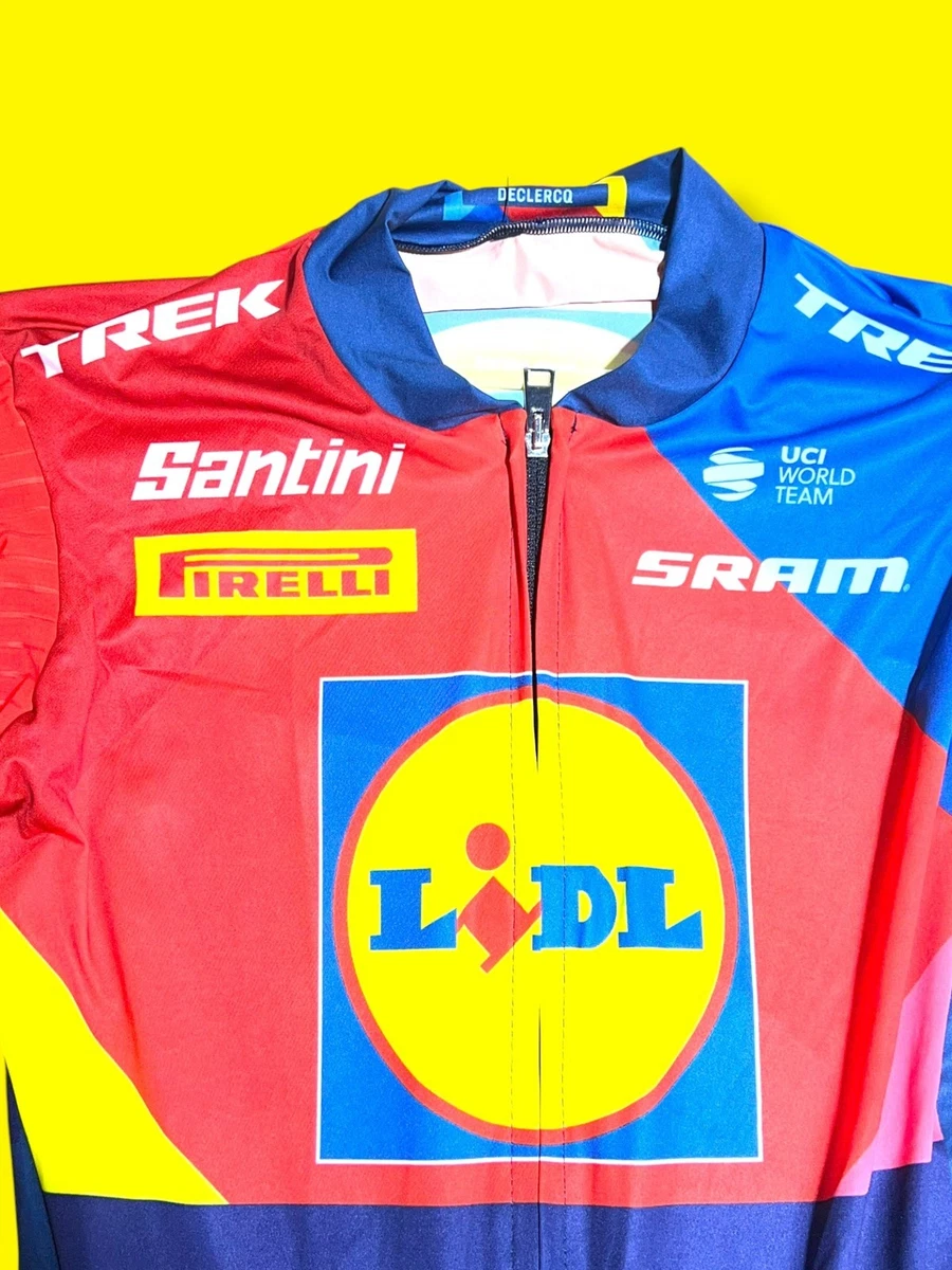 Traje de Carrera Santini Lidl Trek Aero Skinsuit Pequeño S Edición Equipo Nuevo Con Etiquetas
