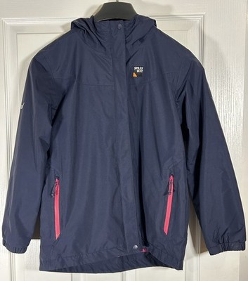 Sprayway Willow leichte wassertrockene wasserdichte Mädchenjacke Alter 10-11 sehr guter Zustand