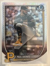 2025 Bowman Chrome - Paul Skenes #30 - Mojo Refractor - Pittsburgh Pirates