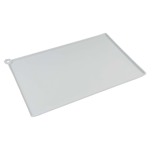 Duvo+ Platzdeckchen Silikon Grau 46,5X30Cm Rutschfest FüR Hunde Futternapf-image