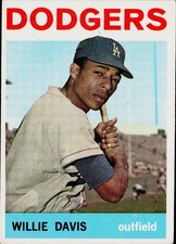 1964 Topps Willie Davis #68 Los Angeles Dodgers