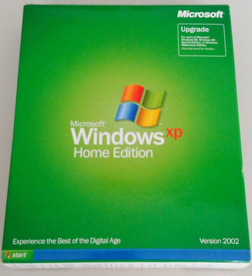 Microsoft Windows XP Home Edition with SP1 Retail Upgrade, English