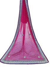 Foulard Dupatta vintage indien
