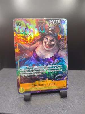 One Piece Charlotte Linlin OP03-114 Alt Art SR Foil - Pillars of Strength NM ENG
