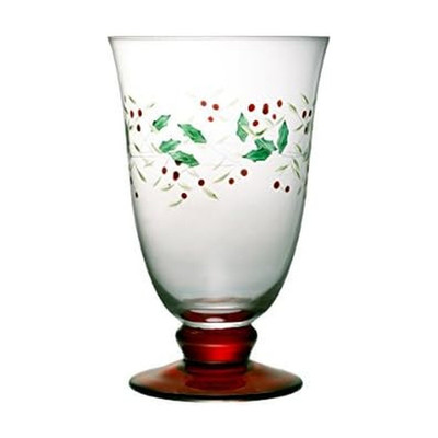 Pfaltzgraff Winterberry Holiday Goblets Set Of 4 14 Ounce Clear 24781200