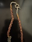 Red Coral Turquoise And Wood Necklace — photo 8