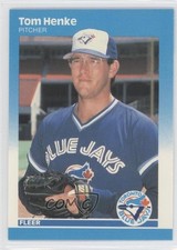 1987 Fleer Factory Set Glossy Tom Henke #228 0s5