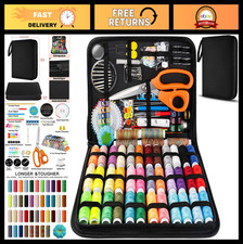 Large Sewing Kit with 200 Premium Supplies, 41 XL Thread Spools, DIY  Travel Re