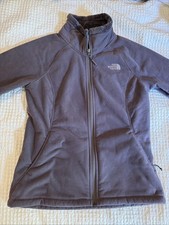 North Face Women s Fleece Zip-up Jacket Small Gray