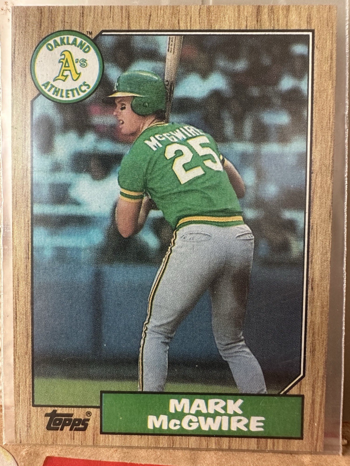 1987 Topps - Mark McGwire #366 (RC)