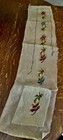 Vintage Needlepoint Tapestry Canvas Floral Flowers - Set Of 3 Pieces Unfinished — photo 5