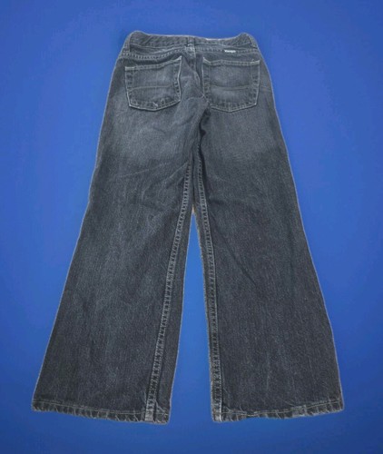 Wrangler Jeans Boys Size 10 Regular Adjustable Waist Classic Black - Picture 2 of 4