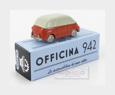 1:76 Officina-942 Fiat 600 Multipla 1956 Red Cream ART1009B Modellino