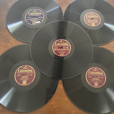 5x BILLY MAYERL Piano Solo Bundle Vintage Gramophone Record COLUMBIA 78rpm
