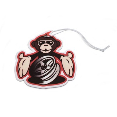Lufterfrischer Duftbaum für Auto Tuning air freshener 205 Monkey holding rim
