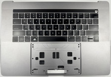   MacBook Pro 15 A1990 2018 2019 GRAY TOP CASE KEYBOARD WITHOUT BATTERY Grade B