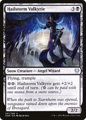 Hailstorm Valkyrie KHM 97 MTG Kaldheim Uncommon Normal EN NM