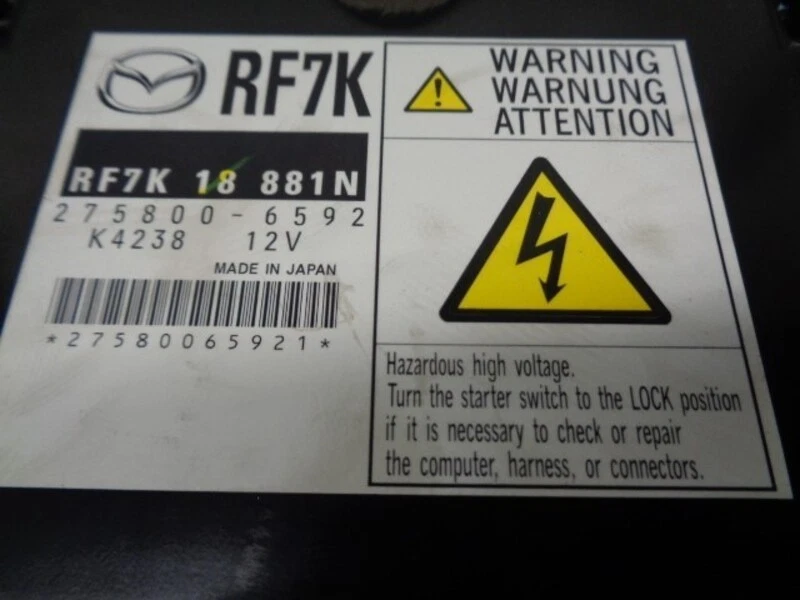 RF7K18881N centralina motore per MAZDA 6 MONOVOLUMEN (GY) 2.0 2002 4242194 - Immagine 4 di 4