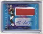 2025 Panini Origins  Shedeur Sanders RC Jumbo Patch Turquoise Auto RPA /25