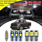 12x Interior LED Lights Bulbs Package Kit for 2009-2018 Dodge Ram 1500 2500 3500