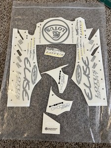 Vintage HPI 1/10 #7433 LOTUS SPORT ELISE 200mm Nitro RS4-2 Partial Decal Set 