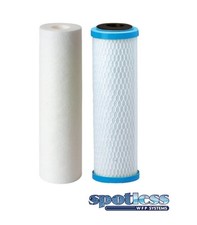 SET OF 10" SEDIMENT WATER FILTER  & CARBON BLOCK 5 MICRON COMBO WINDOW CLEANING