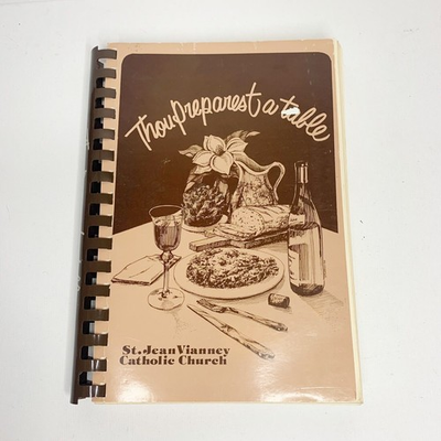 #ad Baton Rouge Louisiana Cajun Creole Spiral Cookbook St Jean Vianney Church $45.00