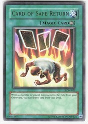 Card of Safe Return LON-029 Ultra Rare Labyrinth of Nightmare