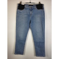 Joe's Jeans The Lara Mid Rise Cigarette Ankle Ethos Blue Denim 31