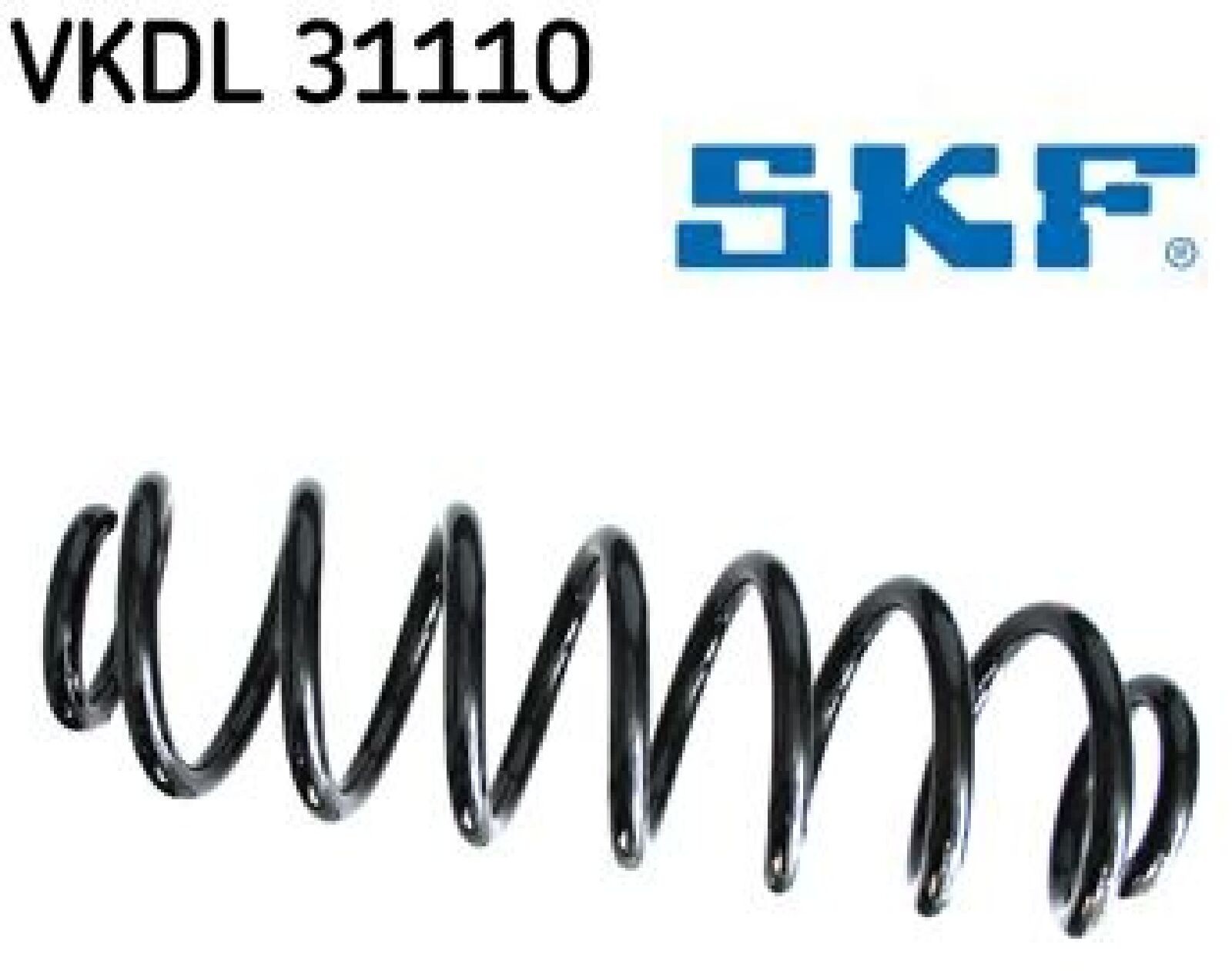 SKF Fahrwerksfeder ohne Hülse VKDL 31110 Position Hinterachse Außendurchmesser 117 mm Höhe 488 mm Länge 128 mm Breite 127 mm - OE-Qualität - Bild 2