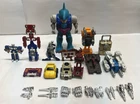 Vintage G1 Transformers Takara 1980s FIGURE LOT Cassette Hubcap Weapons Parts