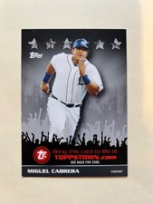 2009 Topps Miguel Cabrera ToppsTown #TTT18 Detroit Tigers