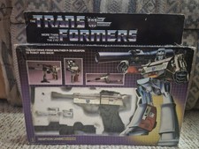Vintage transformers G1 1984 Megatron Complete w  Box & insert NICE